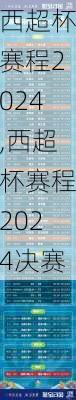 西超杯赛程2024,西超杯赛程2024决赛