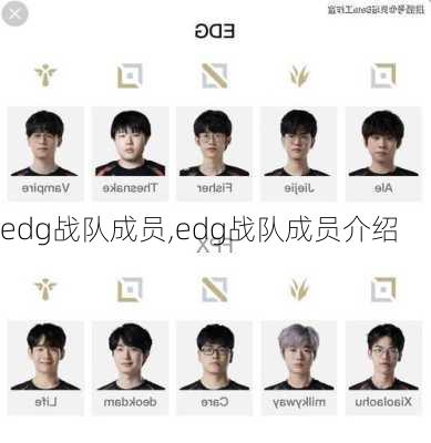 edg战队成员,edg战队成员介绍