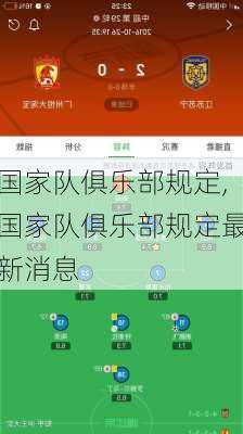 国家队俱乐部规定,国家队俱乐部规定最新消息