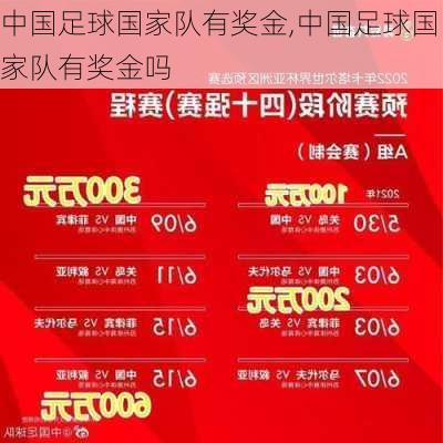 中国足球国家队有奖金,中国足球国家队有奖金吗