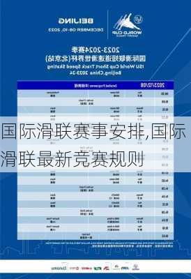 国际滑联赛事安排,国际滑联最新竞赛规则