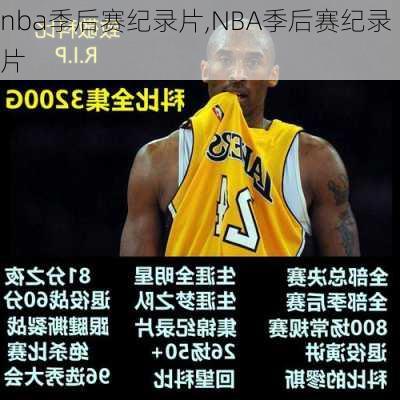 nba季后赛纪录片,NBA季后赛纪录片