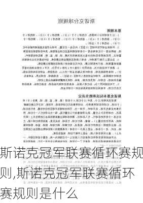 斯诺克冠军联赛循环赛规则,斯诺克冠军联赛循环赛规则是什么