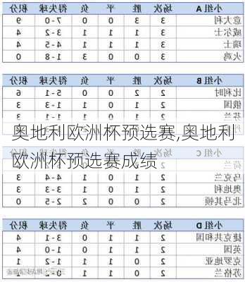 奥地利欧洲杯预选赛,奥地利欧洲杯预选赛成绩