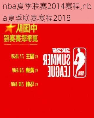 nba夏季联赛2014赛程,nba夏季联赛赛程2018