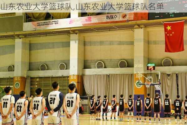 山东农业大学篮球队,山东农业大学篮球队名单