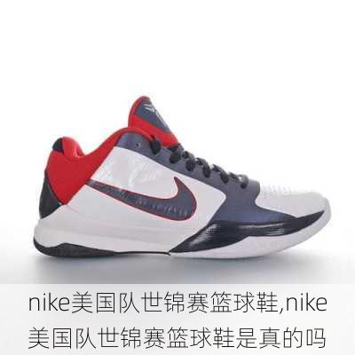 nike美国队世锦赛篮球鞋,nike美国队世锦赛篮球鞋是真的吗