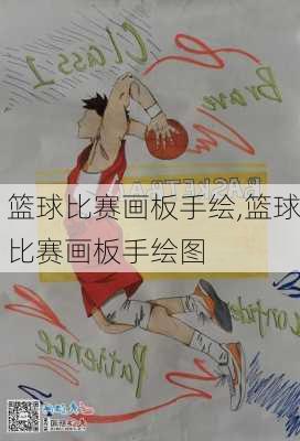 篮球比赛画板手绘,篮球比赛画板手绘图