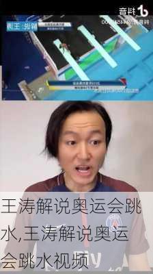 王涛解说奥运会跳水,王涛解说奥运会跳水视频