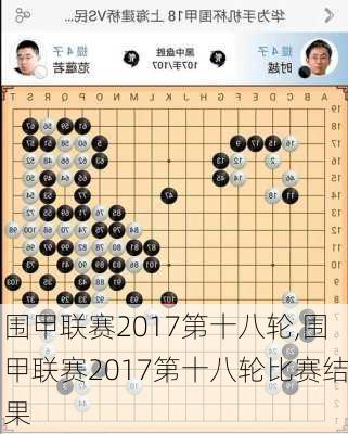 围甲联赛2017第十八轮,围甲联赛2017第十八轮比赛结果