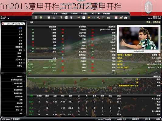 fm2013意甲开档,fm2012意甲开档