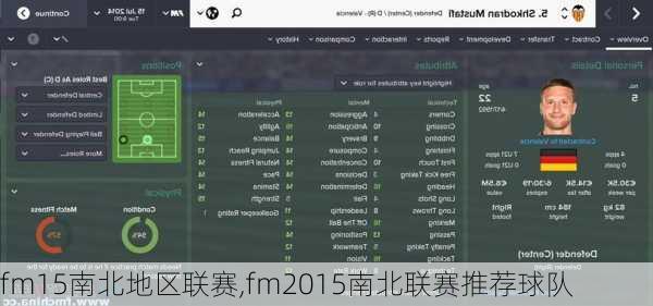 fm15南北地区联赛,fm2015南北联赛推荐球队