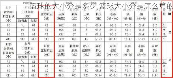 篮球的大小分是多少,篮球大小分是怎么算的