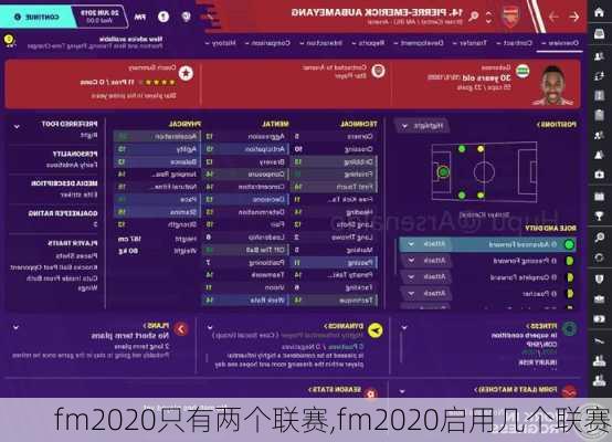 fm2020只有两个联赛,fm2020启用几个联赛