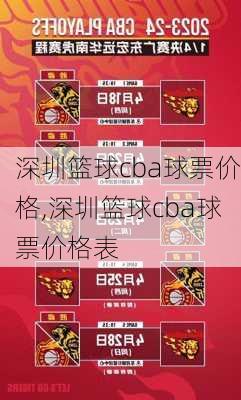 深圳篮球cba球票价格,深圳篮球cba球票价格表