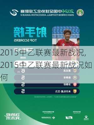 2015中乙联赛最新战况,2015中乙联赛最新战况如何