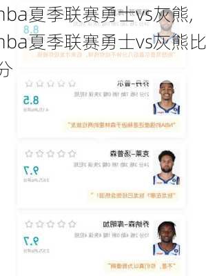 nba夏季联赛勇士vs灰熊,nba夏季联赛勇士vs灰熊比分