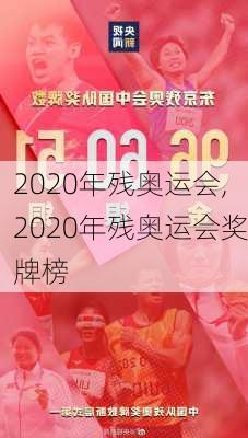 2020年残奥运会,2020年残奥运会奖牌榜