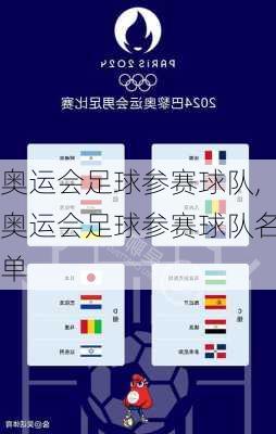奥运会足球参赛球队,奥运会足球参赛球队名单