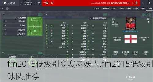 fm2015低级别联赛老妖人,fm2015低级别球队推荐