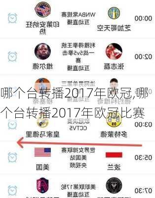 哪个台转播2017年欧冠,哪个台转播2017年欧冠比赛