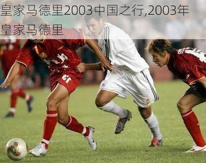 皇家马德里2003中国之行,2003年皇家马德里