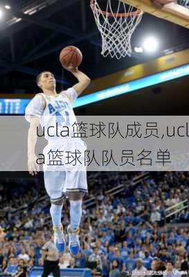 ucla篮球队成员,ucla篮球队队员名单