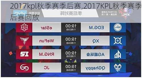 2017kpl秋季赛季后赛,2017KPL秋季赛季后赛回放