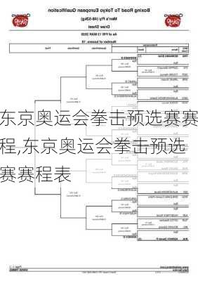 东京奥运会拳击预选赛赛程,东京奥运会拳击预选赛赛程表