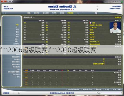 fm2006超级联赛,fm2020超级联赛