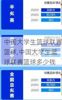 中国大学生篮球联赛篮球,中国大学生篮球联赛篮球多少钱