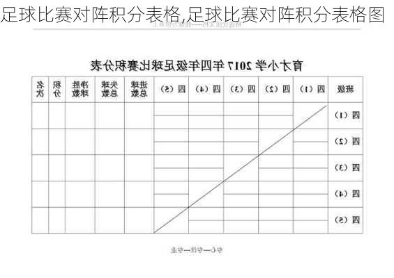 足球比赛对阵积分表格,足球比赛对阵积分表格图