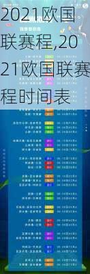 2021欧国联赛程,2021欧国联赛程时间表