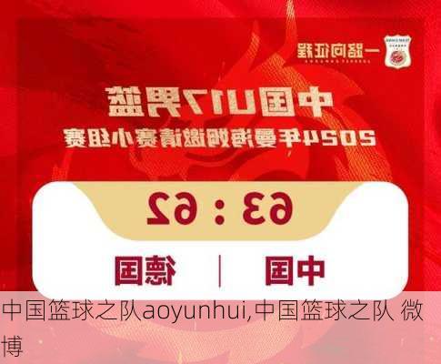 中国篮球之队aoyunhui,中国篮球之队 微博