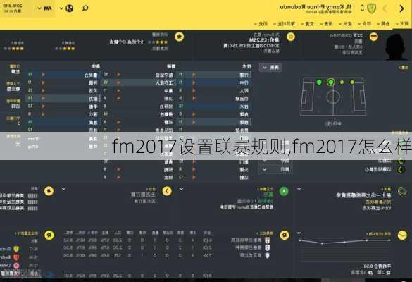 fm2017设置联赛规则,fm2017怎么样