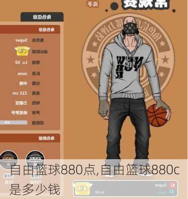 自由篮球880点,自由篮球880c是多少钱