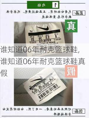 谁知道06年耐克篮球鞋,谁知道06年耐克篮球鞋真假