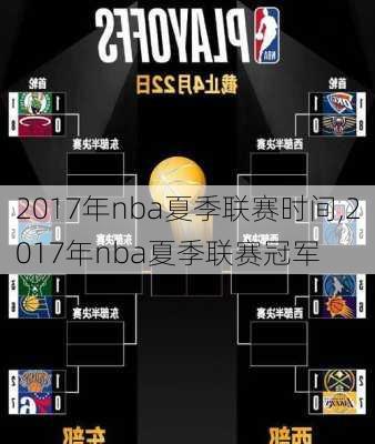 2017年nba夏季联赛时间,2017年nba夏季联赛冠军