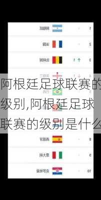 阿根廷足球联赛的级别,阿根廷足球联赛的级别是什么