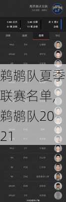 鹈鹕队夏季联赛名单,鹈鹕队2021