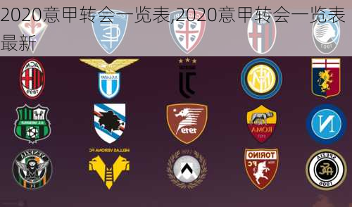 2020意甲转会一览表,2020意甲转会一览表最新