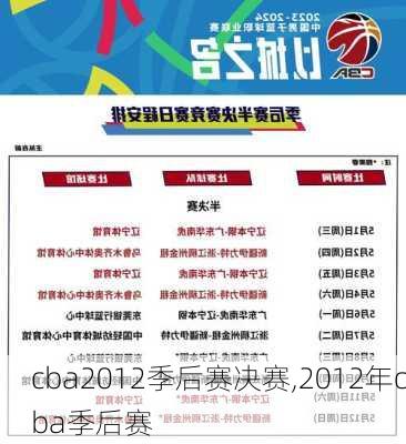 cba2012季后赛决赛,2012年cba季后赛