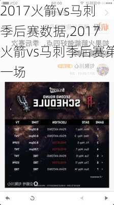 2017火箭vs马刺季后赛数据,2017火箭vs马刺季后赛第一场