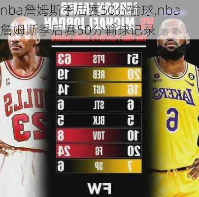 nba詹姆斯季后赛50分输球,nba詹姆斯季后赛50分输球记录