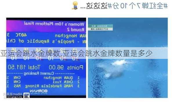 亚运会跳水金牌数,亚运会跳水金牌数量是多少