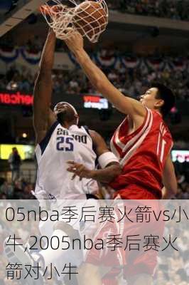 05nba季后赛火箭vs小牛,2005nba季后赛火箭对小牛