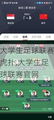 大学生足球联赛虎扑,大学生足球联赛官网