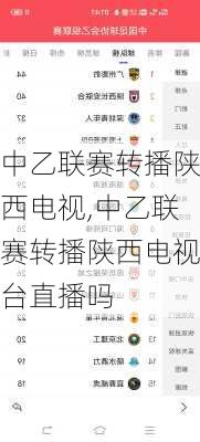 中乙联赛转播陕西电视,中乙联赛转播陕西电视台直播吗