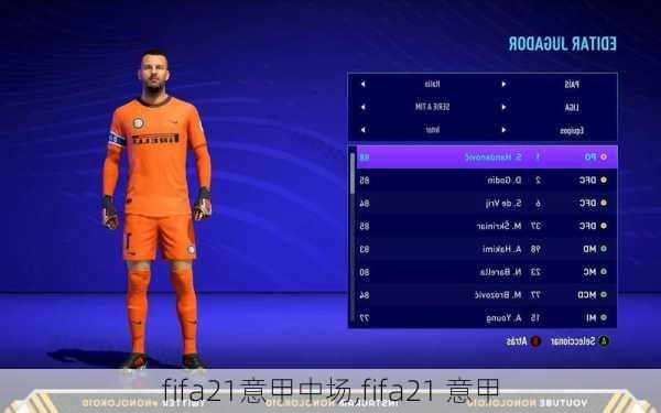 fifa21意甲中场,fifa21 意甲