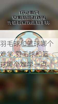 羽毛球和篮球哪个难学,羽毛球和篮球哪个难学一点